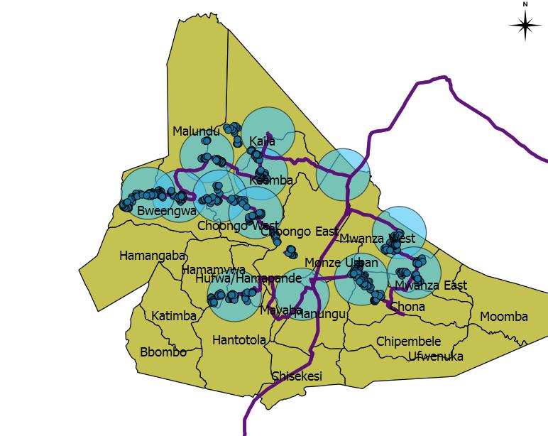 Survey site map